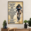 Cycling, Mountain Biking Canvas Wall Art Prints | Laugh Love Live | Home Décor Gift for Cycler