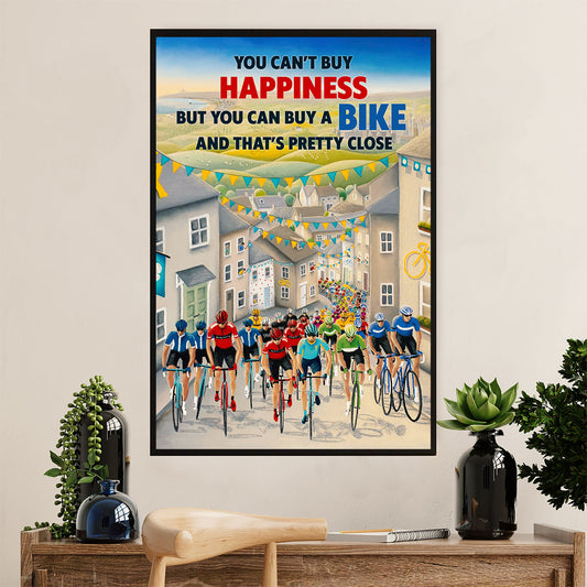 Cycling, Mountain Biking Poster Prints | You Can Buy A Bike | Wall Art Gift for Cycler