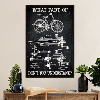 Cycling, Mountain Biking Poster Prints | Don't You Understand | Wall Art Gift for Cycler