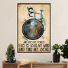Cycling, Mountain Biking Canvas Wall Art Prints | Into The Forest | Home Décor Gift for Cycler