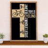 Cycling, Mountain Biking Canvas Wall Art Prints | Lot of Jesus | Home Décor Gift for Cycler