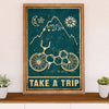 Cycling, Mountain Biking Canvas Wall Art Prints | Take A Trip | Home Décor Gift for Cycler