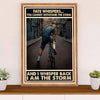 Cycling, Mountain Biking Canvas Wall Art Prints | I Am The Storm | Home Décor Gift for Cycler