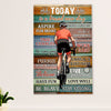 Cycling, Mountain Biking Canvas Wall Art Prints | Stay Strong | Home Décor Gift for Cycler