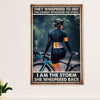 Cycling, Mountain Biking Poster Prints | I Am The Storm | Wall Art Gift for Cycler