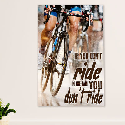 Cycling, Mountain Biking Poster Prints | If You Don't Ride | Wall Art Gift for Cycler