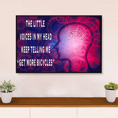 Cycling, Mountain Biking Canvas  Prints | Get More Bicycles | Wall Art Gift for Cycler