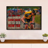 Cycling, Mountain Biking Canvas  Prints | Look Back To See | Wall Art Gift for Cycler