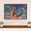 Cycling, Mountain Biking Poster Print | Today is A Good Day | Wall Art Gift for Cycler