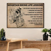 Cycling, Mountain Biking Canvas  Prints | Mountain Biking Life Lessons | Wall Art Gift for Cycler