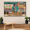 Cycling, Mountain Biking Poster Print | I Am Cycologist | Wall Art Gift for Cycler