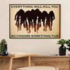 Cycling, Mountain Biking Canvas  Prints | Choose Something Fun | Wall Art Gift for Cycler