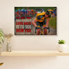 Cycling, Mountain Biking Canvas  Prints | Look Back To See | Wall Art Gift for Cycler