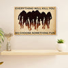 Cycling, Mountain Biking Canvas  Prints | Choose Something Fun | Wall Art Gift for Cycler