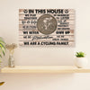Cycling, Mountain Biking Canvas  Prints | In This House | Wall Art Gift for Cycler
