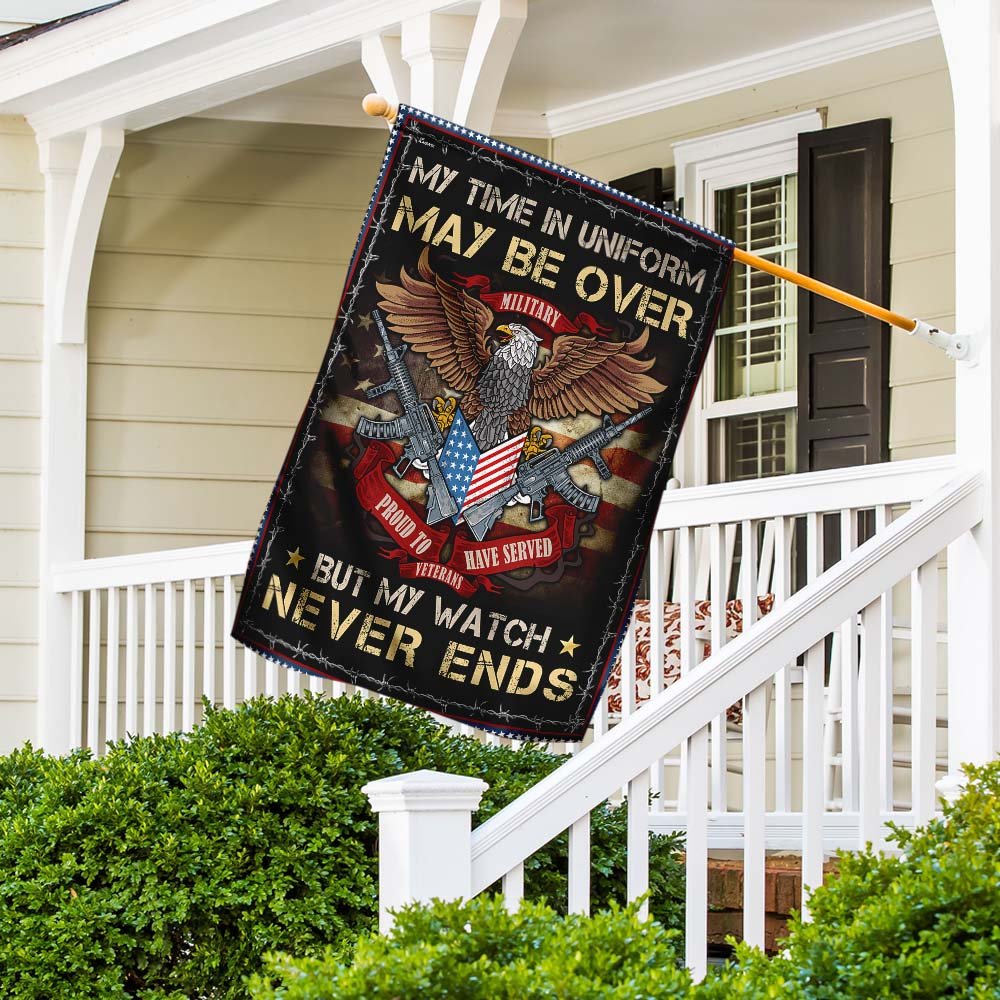 Military Veteran - Proud To Have Served Flag