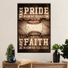 Baseball Canvas Wall Art Prints | Take Pride In | Home Décor Gift for Baseball Player
