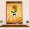 Dancing Ballet Canvas Wall Art Prints | The Sun Will Rise | Home Décor Gift for Ballet Dancer Ballerinas