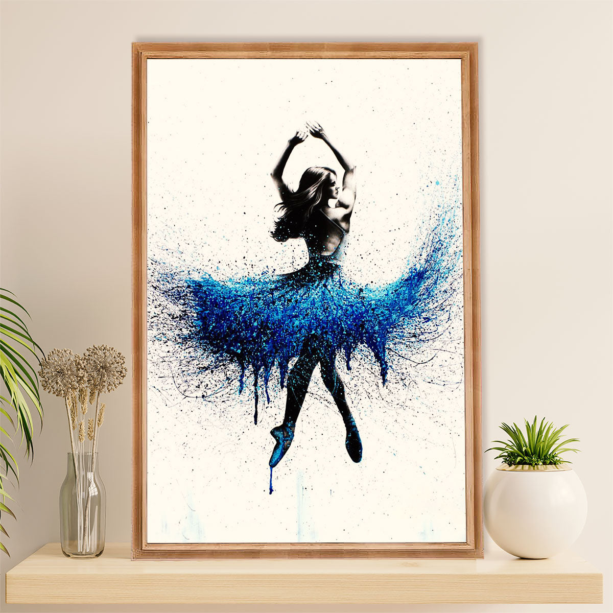 Dancing Ballet Poster Prints | Ballerinas Painting | Wall Art Gift for Ballet Dancer Ballerinas