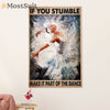 Dancing Ballet Canvas Wall Art Prints | Part Of The Dance | Home Décor Gift for Ballet Dancer Ballerinas