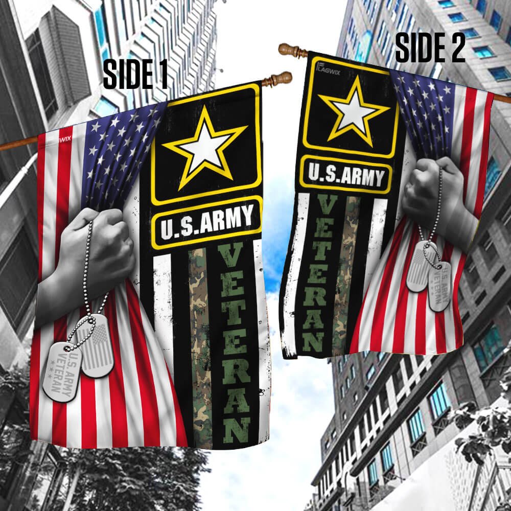 United States Army Veteran America Flag
