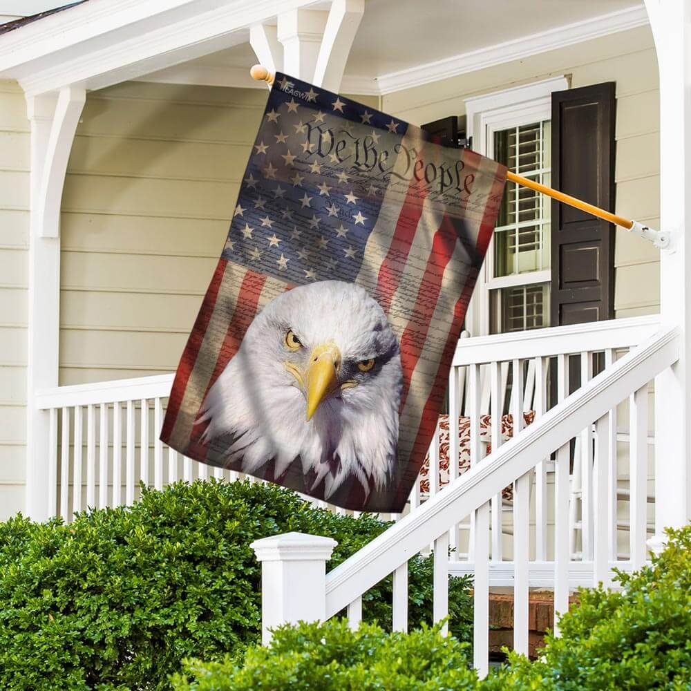 American Eagle Patriot. We The People Flag