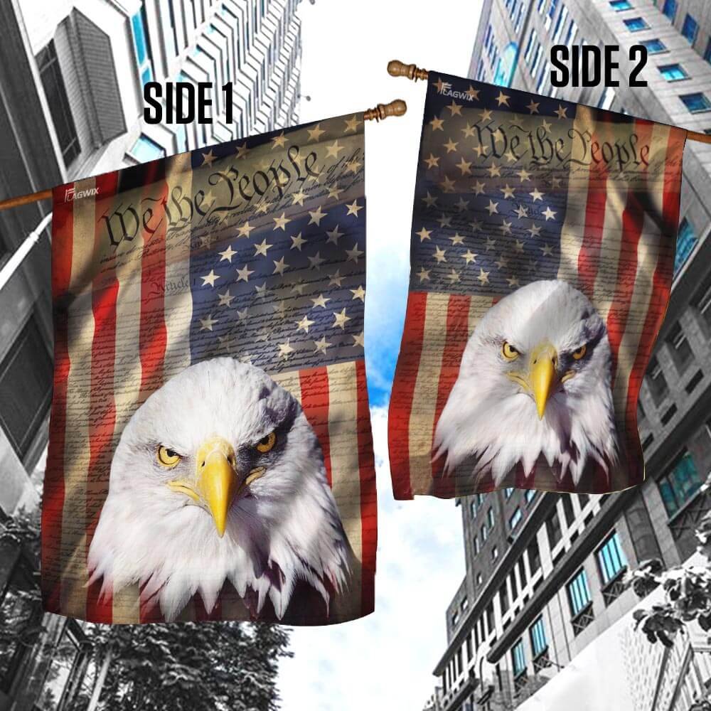 American Eagle Patriot. We The People Flag