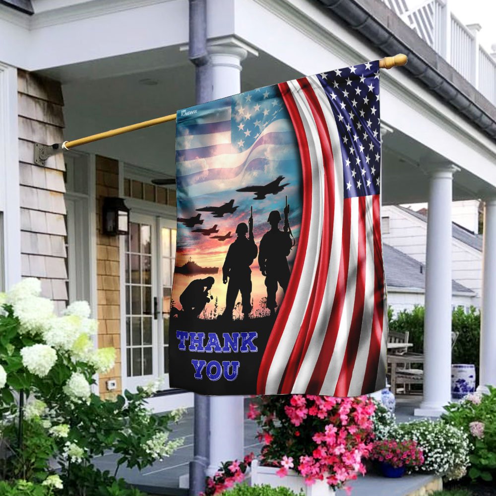 Veteran - Thank You Flag