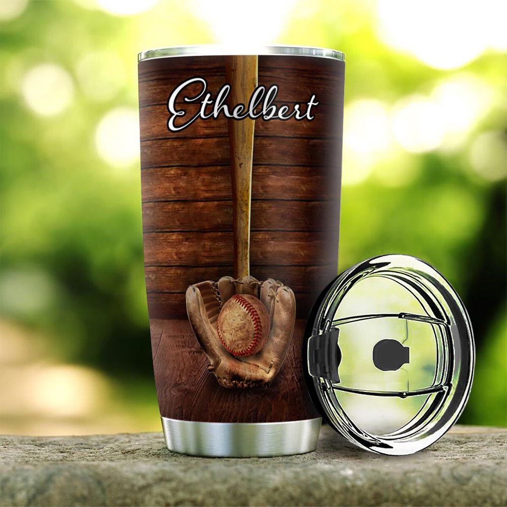 Baseball Personalized DNC1910003 Stainless Steel Tumbler - MostSuit