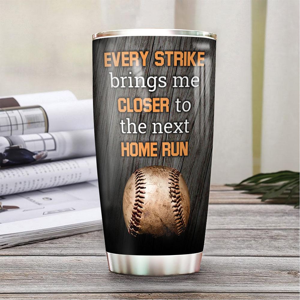 Baseball Personalized DNR0212003 Stainless Steel Tumbler - MostSuit