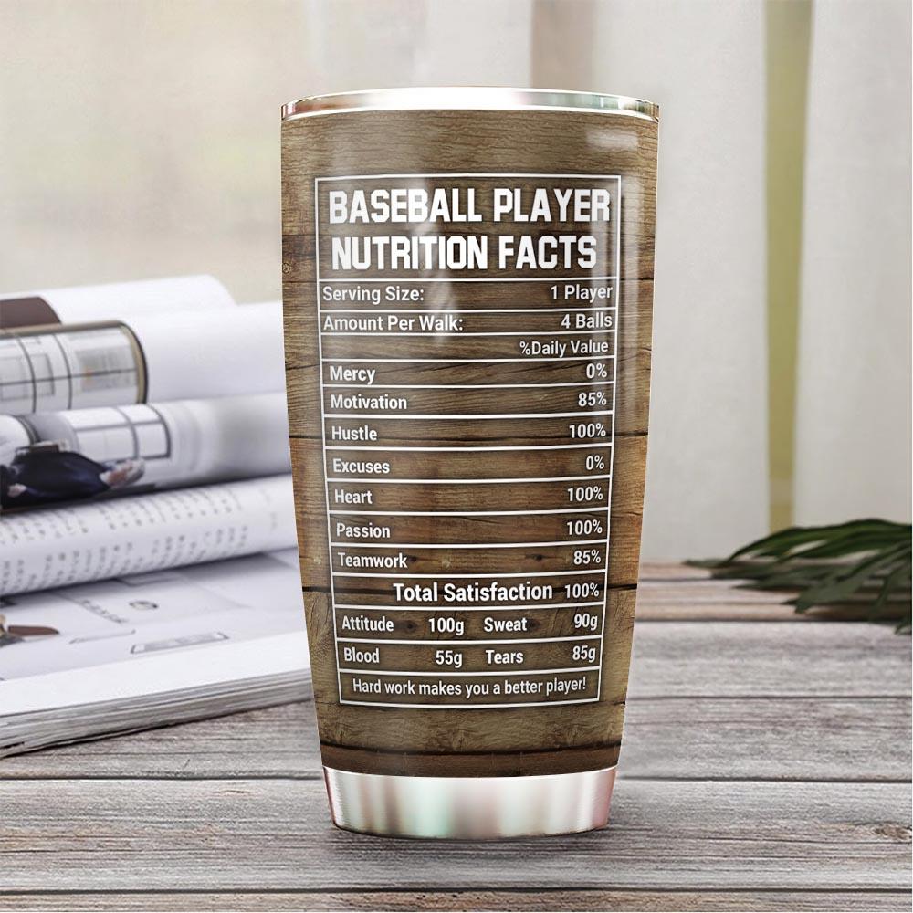 Baseball Facts Personalized MDA1911011 Stainless Steel Tumbler - MostSuit