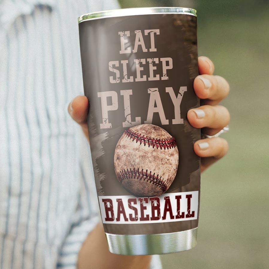 Baseball Personalized PYR1311009 Stainless Steel Tumbler - MostSuit