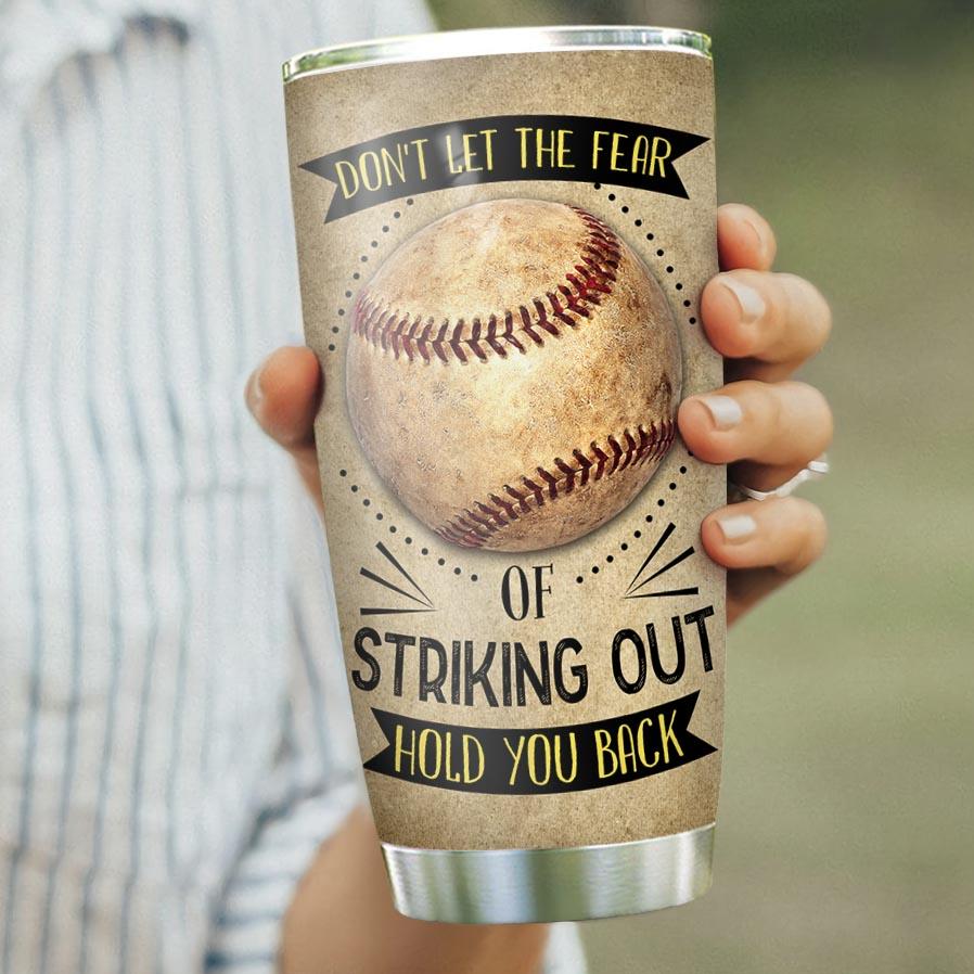 Baseball Pitcher Personalized PYR1411002 Stainless Steel Tumbler - MostSuit