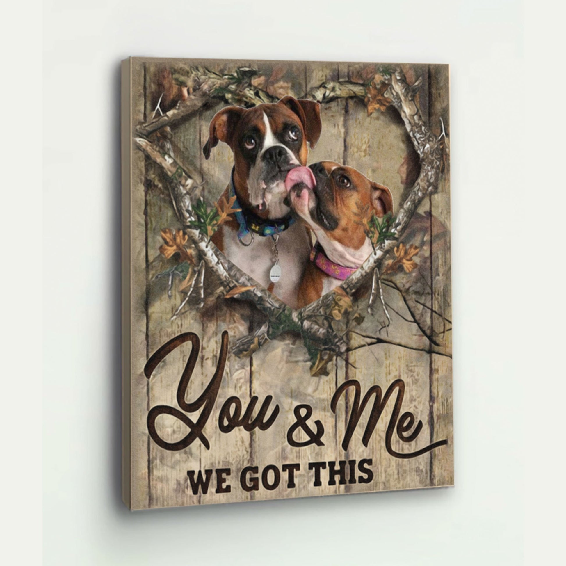 Boxer Dog Canvas Prints Matte Canvas - Home Room Wall Decor Matte Canvas - Mostsuit