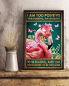 Canvas Prints Breast Cancer Flamingo Pink Wall Art Gifts Vintage Home Wall Decor Canvas - Mostsuit