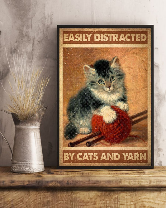 Canvas Prints Gift for Cat Lovers Black Cat and Piano Birthday Gift Vintage Home Wall Decor Canvas - Mostsuit