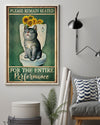 Canvas Prints Gift for Cat Lovers Please Remain Seated Birthday Gift Vintage Home Wall Decor Canvas - Mostsuit