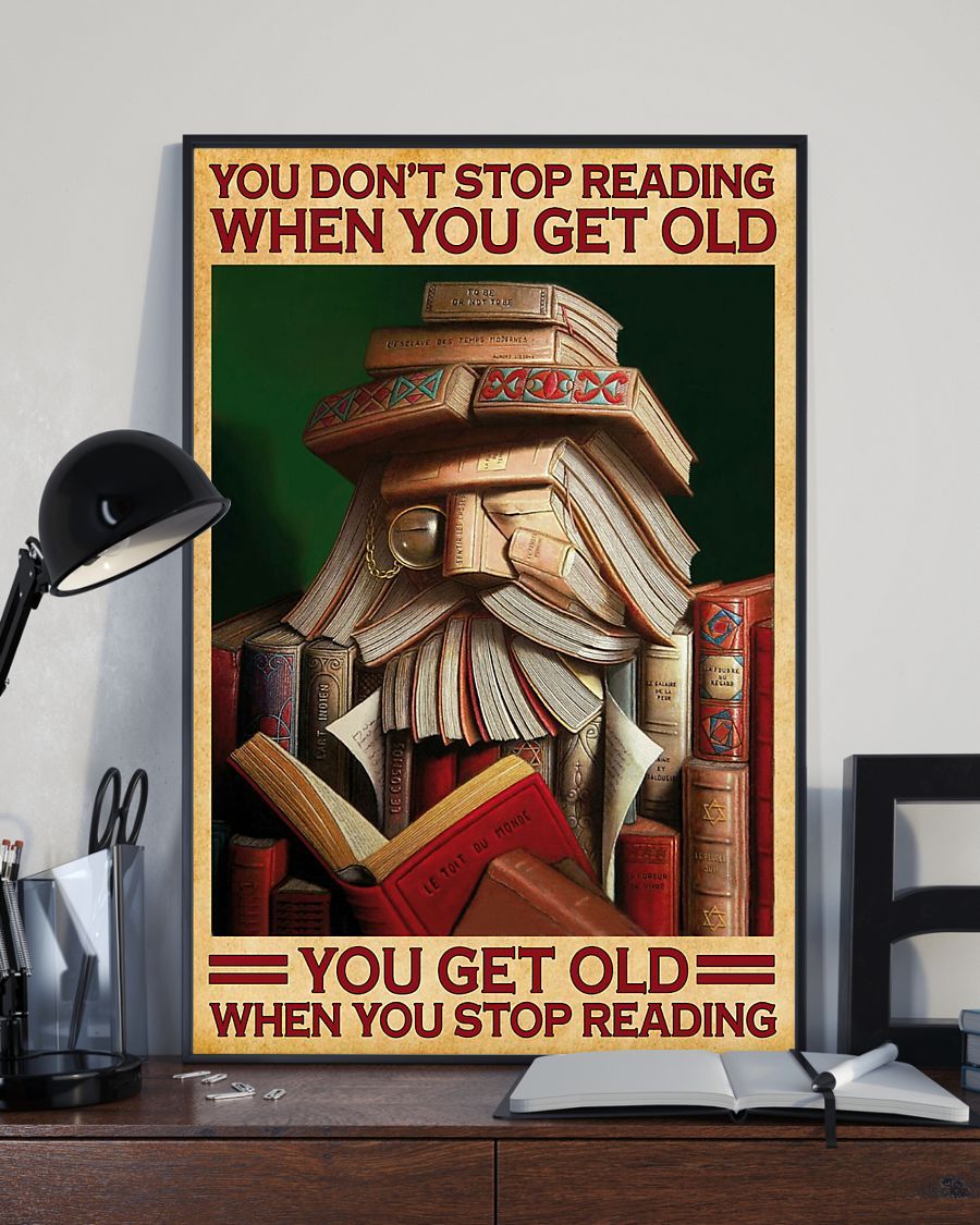 Canvas Prints Gift for Book Lovers Stop Reading Birthday Gift Vintage Home Wall Decor Canvas - Mostsuit