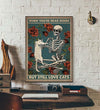 Canvas Prints Gift for Cat Lovers When You're Dead Inside But Still Love Cats Christmas Gift Vintage Home Wall Decor Canvas - Mostsuit