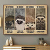 Canvas Prints Hedgehog Be Strong Be Brave Be Humble Be Badass Wall Art gifts Vintage Home Wall Decor Canvas - Mostsuit