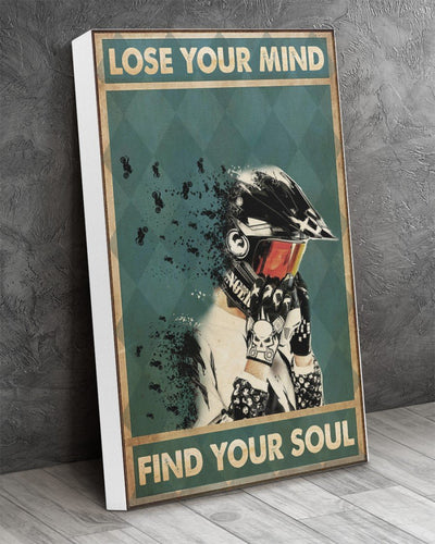 Canvas Prints Lose Your Mind Find Your Soul Birthday Gift Vintage Home Wall Decor Canvas - Mostsuit