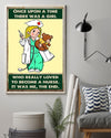 Canvas Prints Love To Become A Nurse Birthday Gift Vintage Home Wall Decor Canvas - Mostsuit