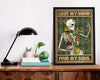 Canvas Prints Skeleton Lose Your Mind Find Your Soul Gift Vintage Home Wall Decor Canvas - Mostsuit
