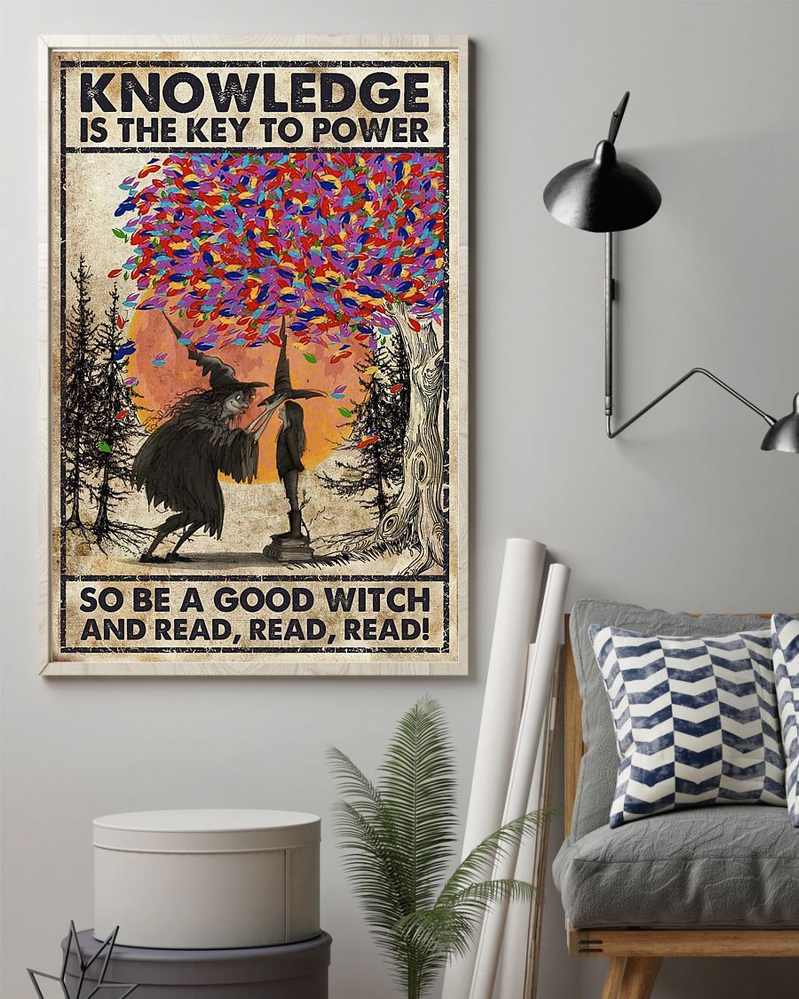 Canvas Prints So Be A Good Witch And Read, Read, Read Birthday Gift Vintage Home Wall Decor Canvas - Mostsuit