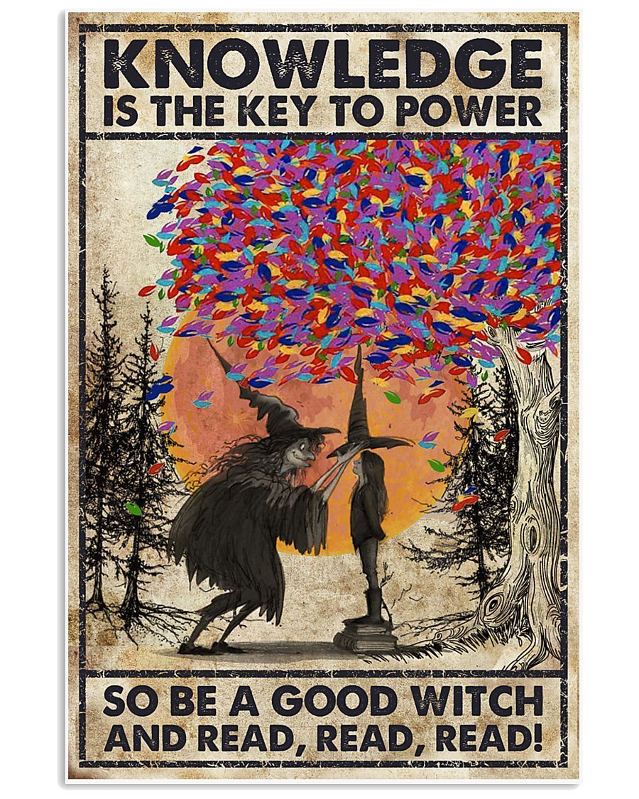 Canvas Prints So Be A Good Witch And Read, Read, Read Birthday Gift Vintage Home Wall Decor Canvas - Mostsuit