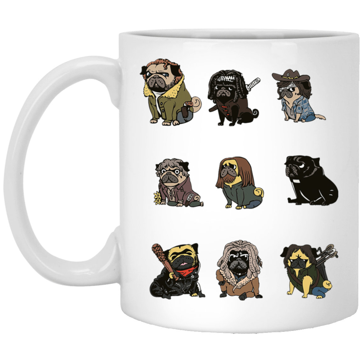 Cool Pug Mug Pug In Many Costumes Gifts For Puggy Puppies Lover