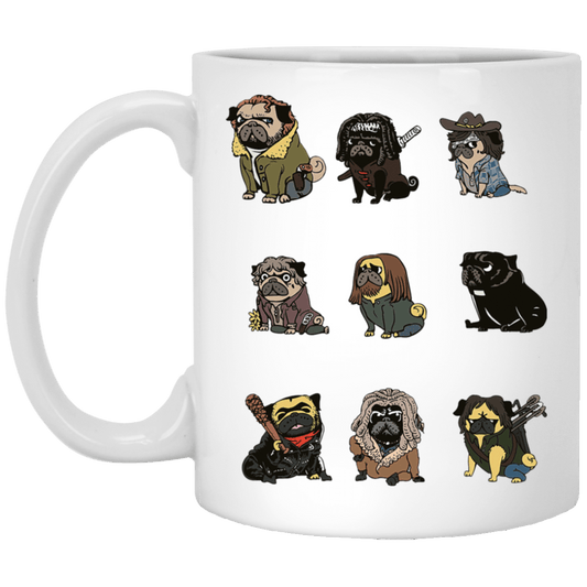 Cool Pug Mug Pug In Many Costumes Gifts For Puggy Puppies Lover