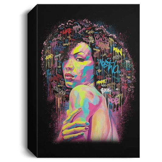 African American Canvas Art Afro Girl Magic Afrocentric Living Room Decor