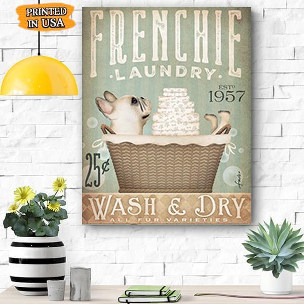 Frenchie Dog Canvas Prints Matte Canvas - Home Room Wall Decor Matte Canvas - Mostsuit