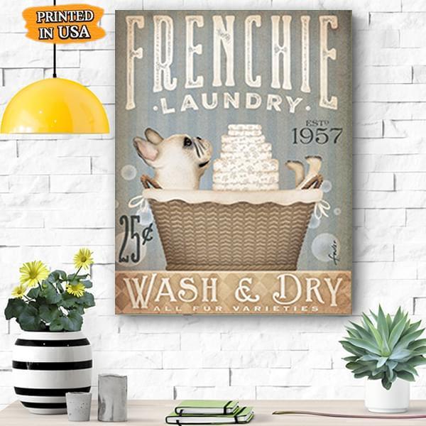 Frenchie Dog Canvas Prints Matte Canvas - Home Room Wall Decor Matte Canvas - Mostsuit